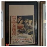 "The Sun Also Rises" Framed Movie Poster
