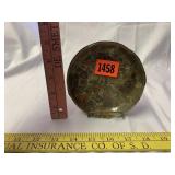 Vintage Folk Art Cigar Wrapper Dish/Ash Tray