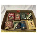 Assorted Vintage Tobacco Tins