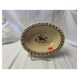 Rodeo Pattern Serving Dish Westward Ho, Wallace