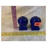 Fiesta Cobalt Blue Bulb Candle Holders