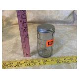 Vintage Glass Hoosier Jar