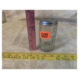 Vintage Glass Hoosier Shaker Jar