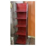 GE Motors Red Metal 5 Shelf Display