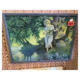 "Loves Meditation" Framed Van Nortwick Print