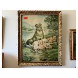 "Touch Her if You Dare" James Lee Framed Print