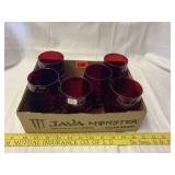 Ruby Red Bubble Glasses (6)