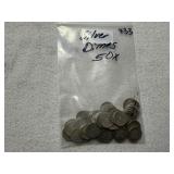 (50) Silver Roosevelt Dimes