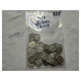 (50) Silver Roosevelt Dimes