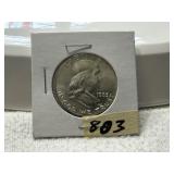 1963 Franklin Half Dollar