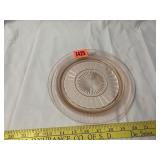 Pink Depression Serving Plate
