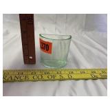 Green Depression Wall Vase
