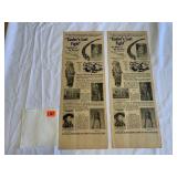Vintage Advertising "Battle of Little Big Horn Sp