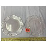 2 Pink Depression American Sweetheart Plates