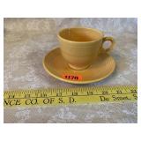 Fiesta Yellow Tea Cup & Saucer
