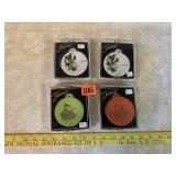 4 Fiesta Ornaments in Boxes