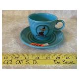Fiesta Daffy Duck Tea Cup & Saucer