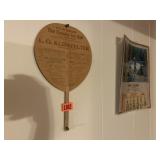 Vintage Advertising Fan Crosley Ice Ball, L. O.