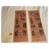 Vintage Advertising "Battle of Little Big Horn Sp
