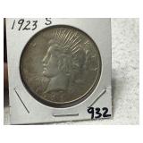 1923 S Peace Dollar