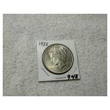 1935 Peace Dollar
