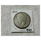 1927 Peace Dollar