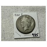 1924 S Peace Dollar