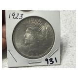 1923 Peace Dollar