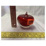 Vintage Art Glass Swirl Paperweight