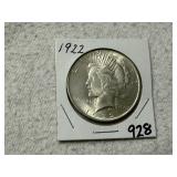1922 Peace Dollar