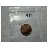 1 oz. Copper Round--Lakota Indian