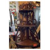 Vintage Hanging 3 Shelf - Deer & Bird Cut-Outs