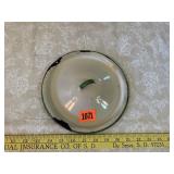 Green Trim Enamel Lid