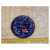 Blue Swirl Enamel Lid