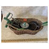 Green Wooded Kitchen Utensils Assortment in