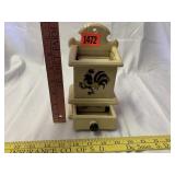 Vintage Rooster Match Safe