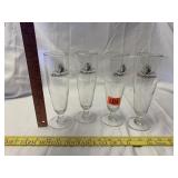 Budweiser Pilsner Glasses (4)
