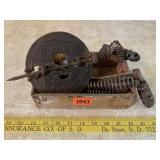 Box of Vintage Stove Pipe Damper/Parts