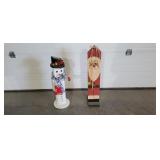 Santa & Snowman