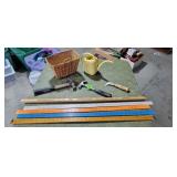 Yardsticks, Hammers, Basket, Etc.