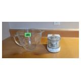 Glass Measuring Cup & Mini Chopper