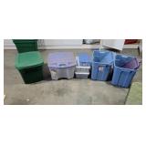 Several Storage Totes