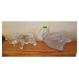 Swan & Elephant Dishes