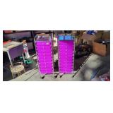 (2) Rolling Organizers