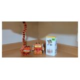 Garield Coin Bank & Figure, Kitchen Canister