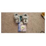 Slippers, Ironing Board Cover, Dumbell