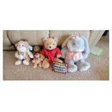 Stuffed Bears & Rabbit