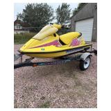 1996 Bombardier 770 Jet Ski w/Trailer