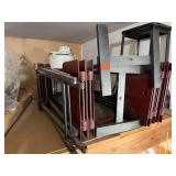 Small Folding Tables w/ Racks for Storage