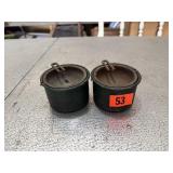 (2) Vintage Flipping Ash Trays